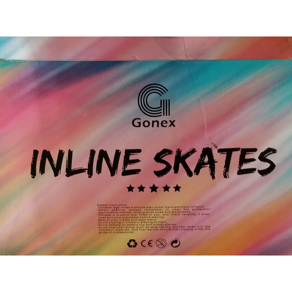 Gonex Brand Girl's Inline Skates Size Large 4-7 never worn ITEM#280 - Picture 2 of 11